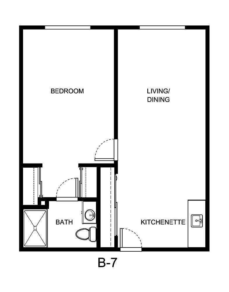 Flicker floor plan