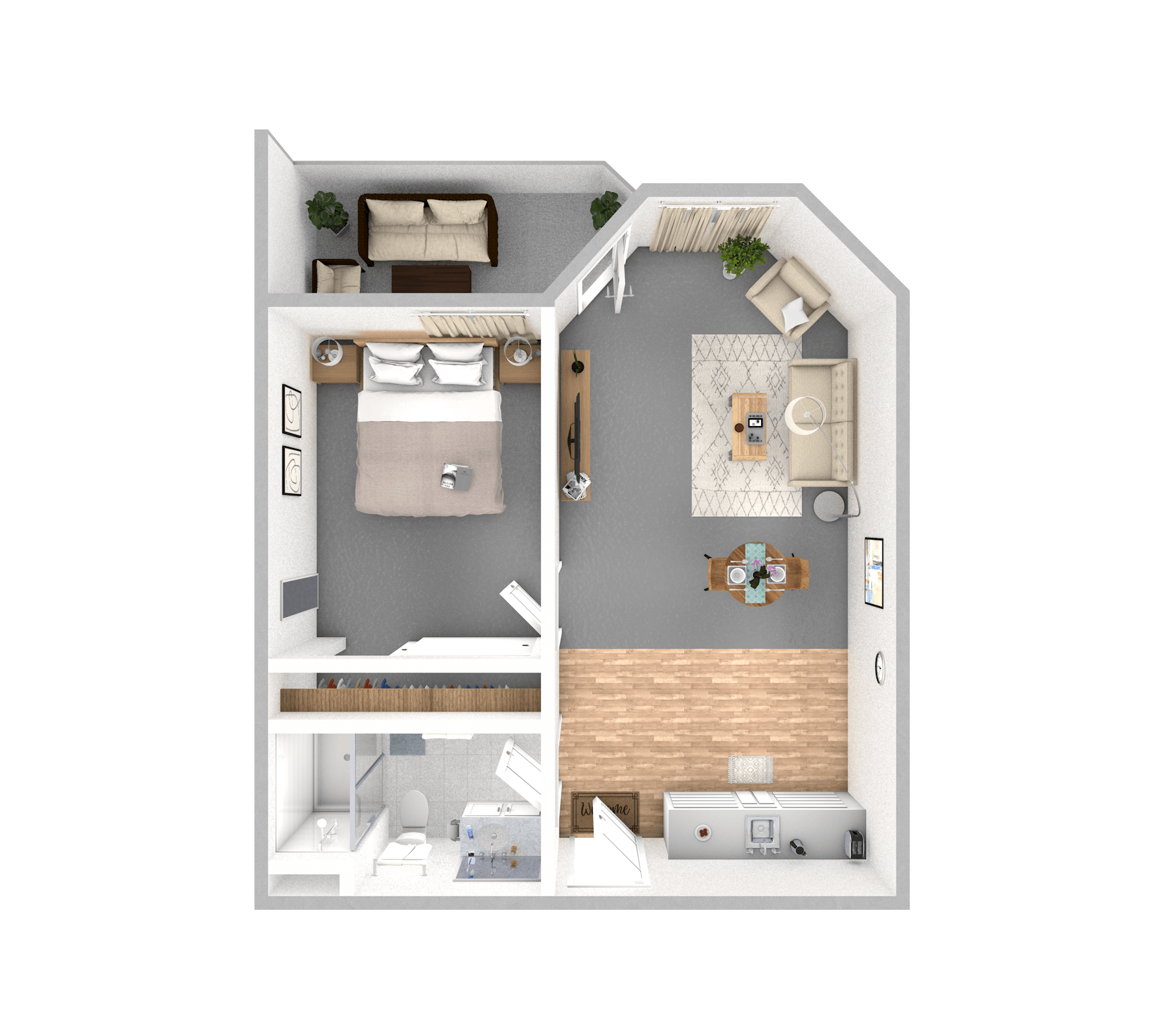 Crane - Newly Renovated floor plan