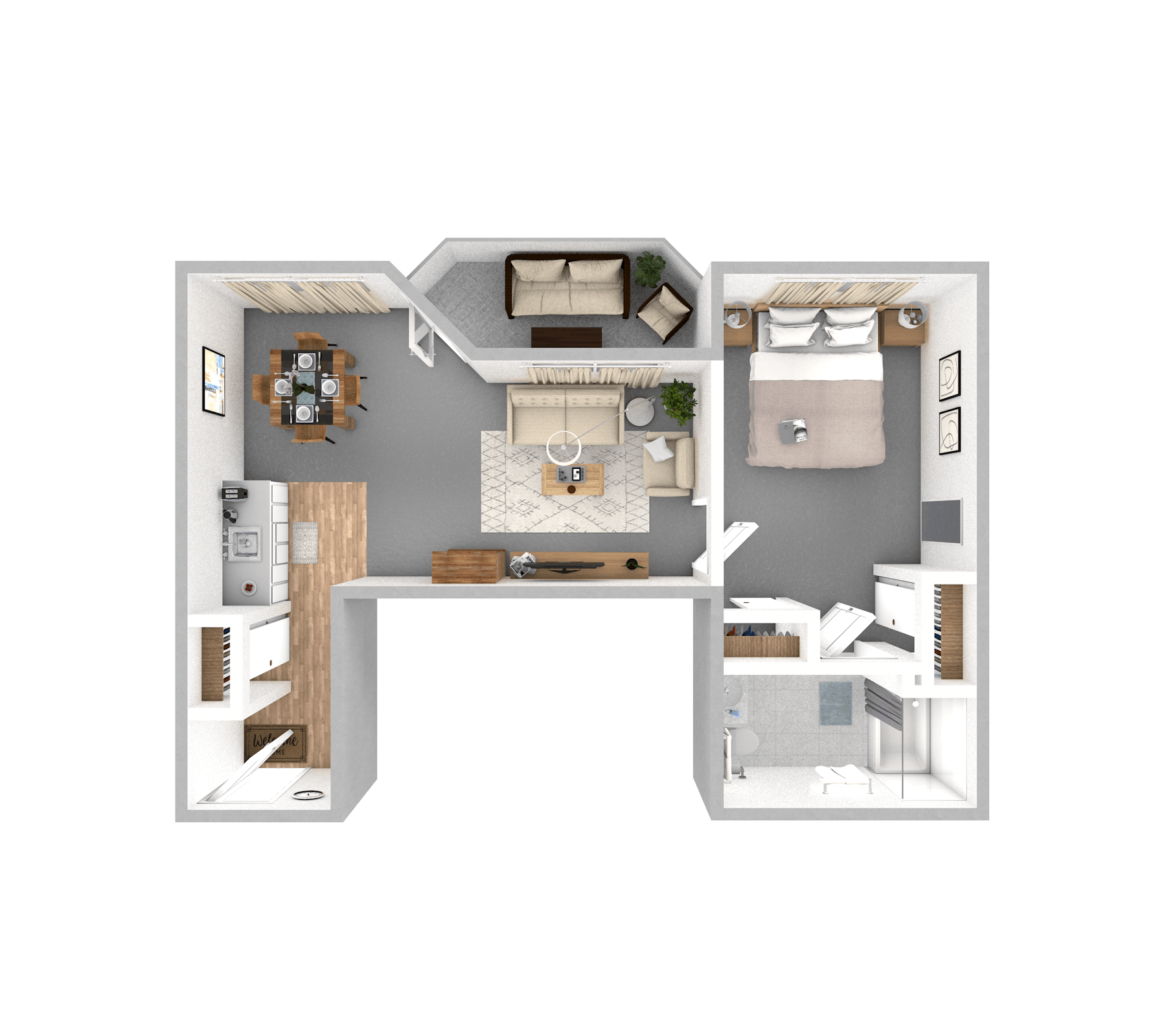 Hazelnut floor plan
