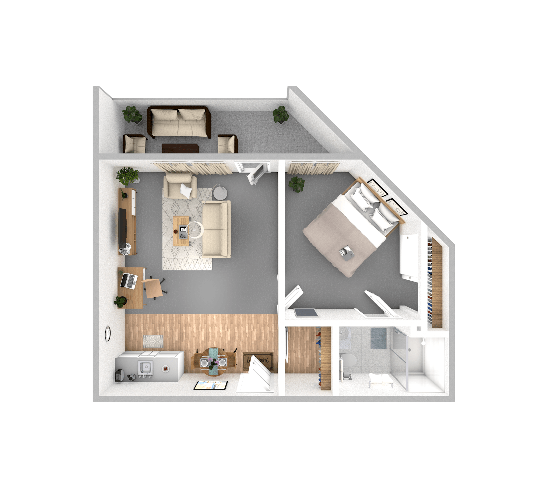 Walnut floor plan