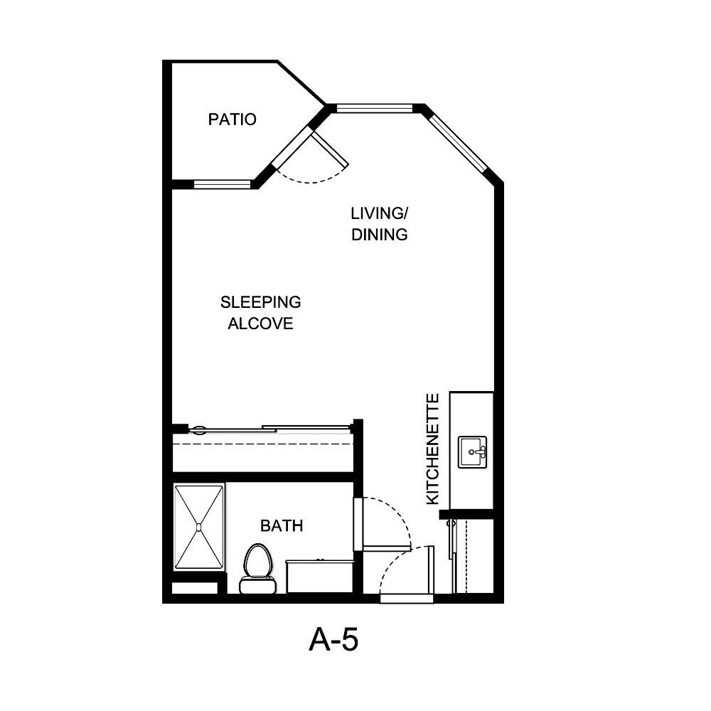 Oak floor plan