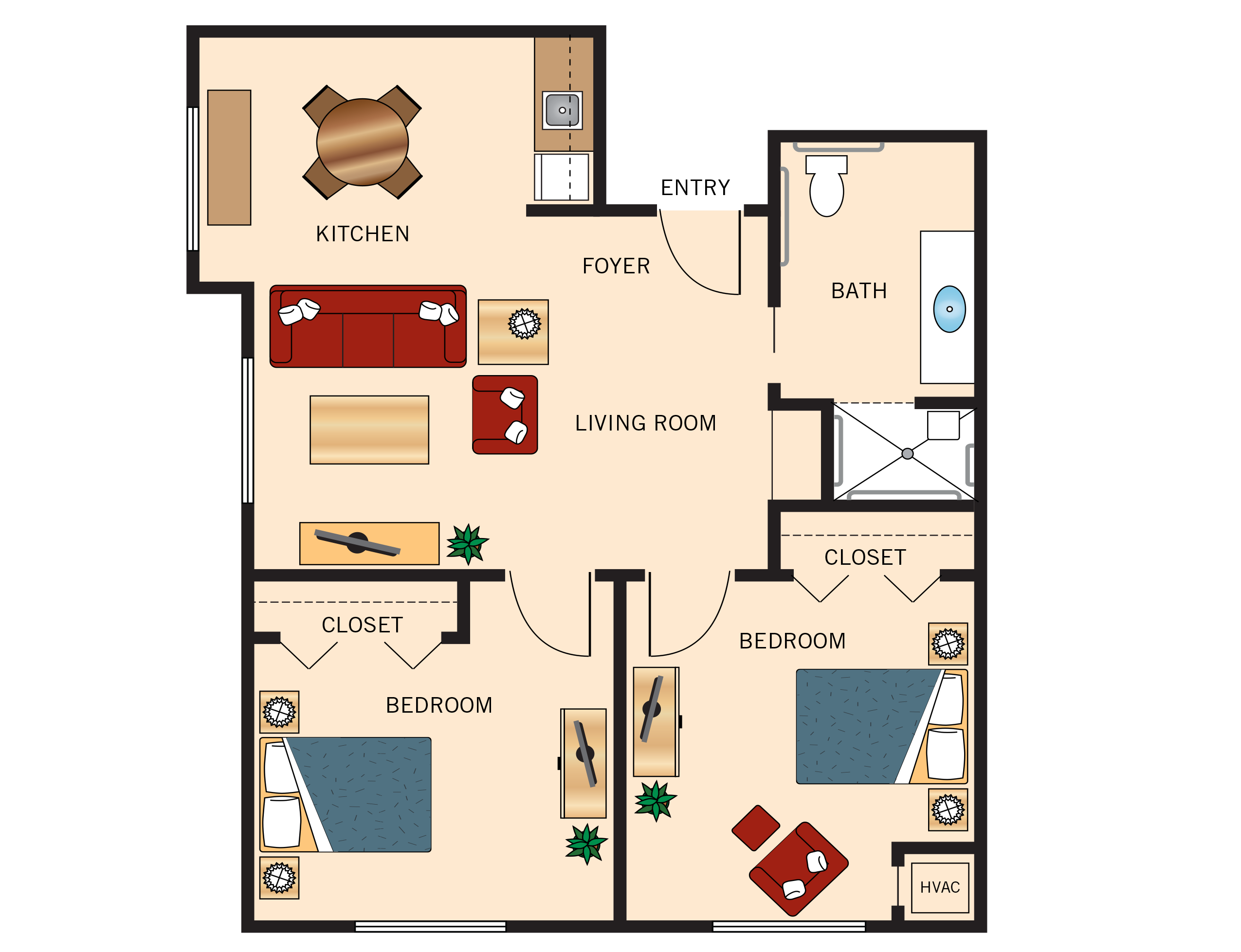 The Spoonbill floor plan